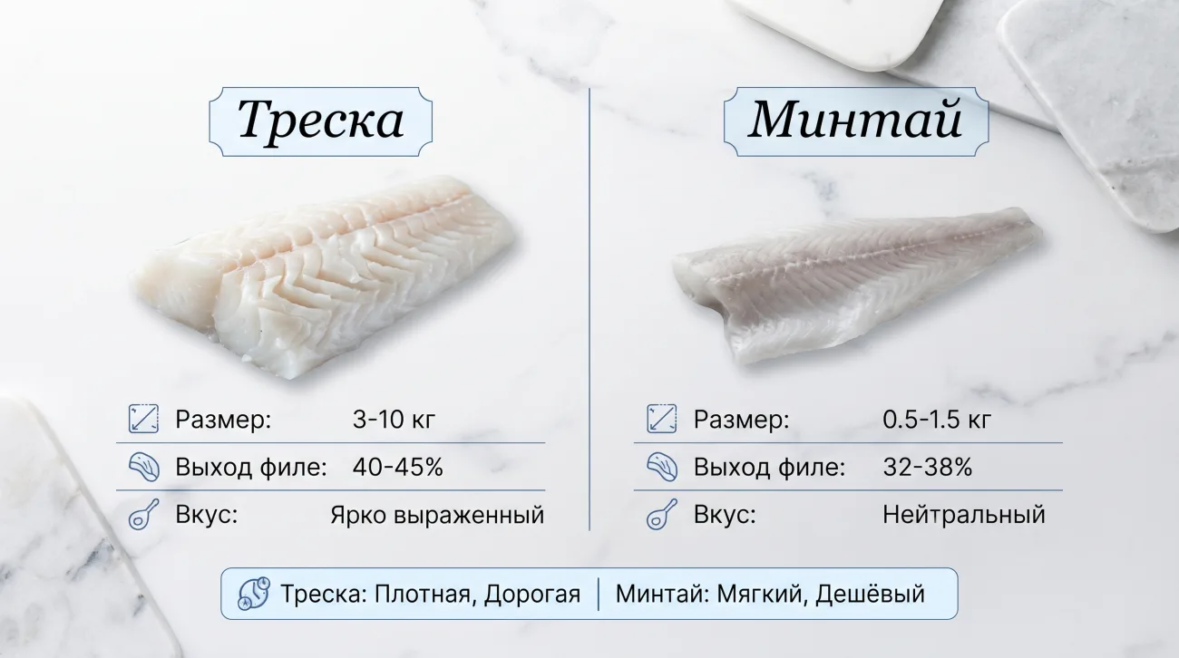Треска или минтай: чем отличаются и что выгоднее выбрать