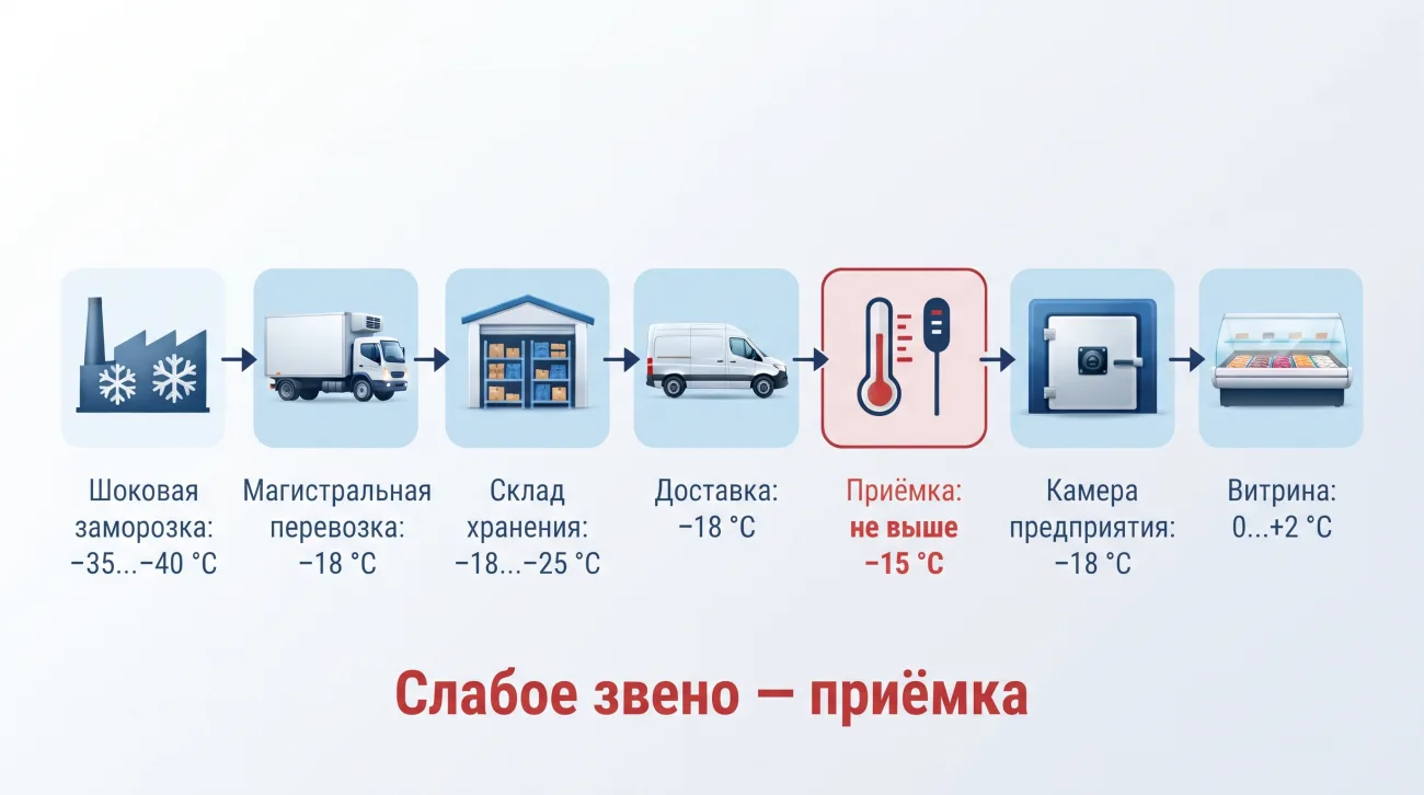 Температурные режимы хранения рыбы: −18, −25 и 0…+2 °C — что и почему