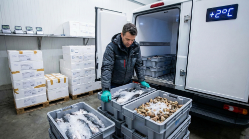 Как правильно хранить и перевозить охлаждённую рыбу и морепродукты