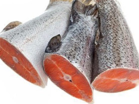 Форель зам. субпродукты хвосты , IQF Россия кор (5 кг), квант