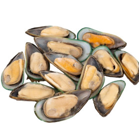 Мидии Киви на половине раковины 30/40 фас х 1кг